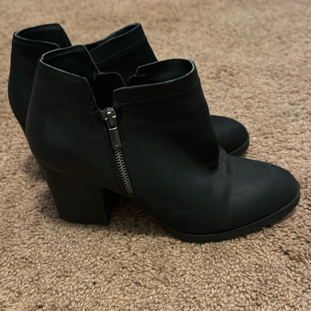Lucky brand leather booties